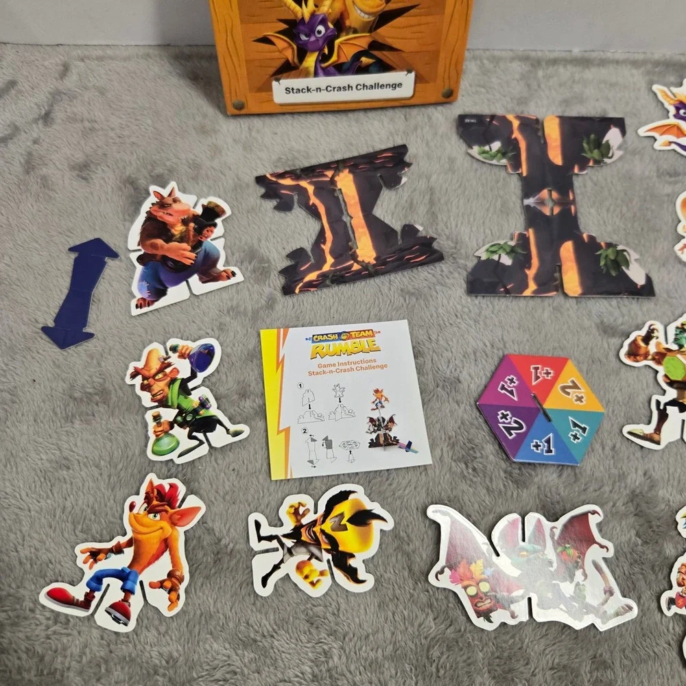 2023 McDonalds Crash Team Rumble Stack-n-Crash Challenge Game Spyro Activision